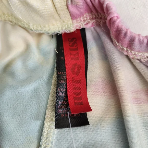 Hot Kiss Multicolor Tie-Dye Kids Flared Pants - Picture 6 of 7